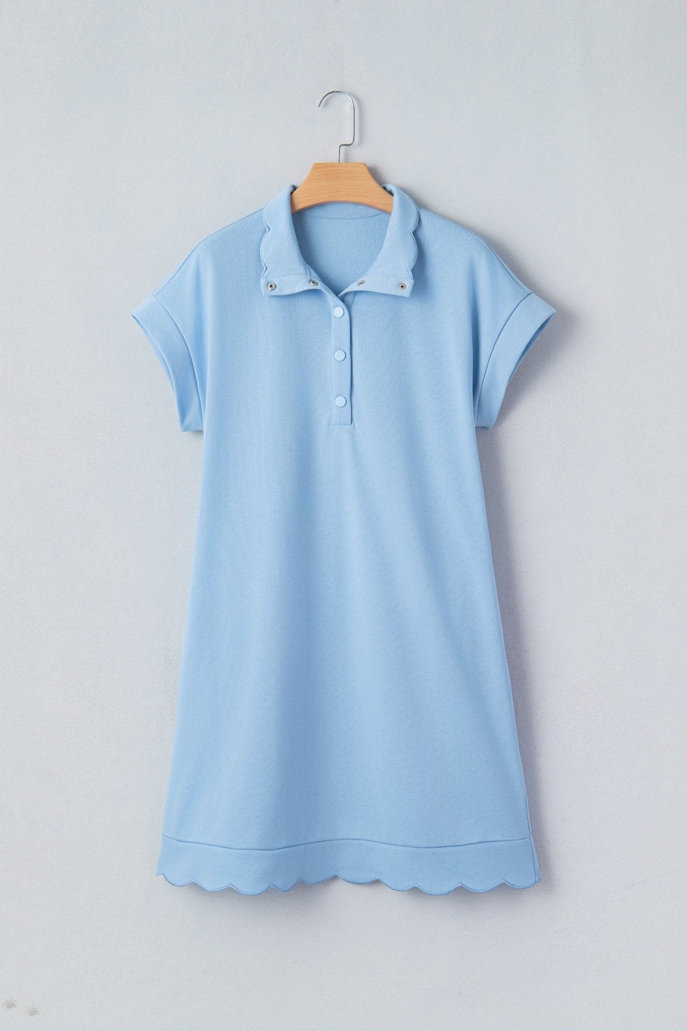 Blake Scallop Hem Mini Dress - Hello Beautiful BoutiqueMini DressesThreaded Pear