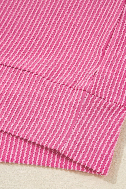 Bonbon Spiral Ribbed Exposed Seam Detail Plus Size Long Sleeve Top - Hello Beautiful BoutiquePlus Size Long Sleeve TopsThreaded Pear