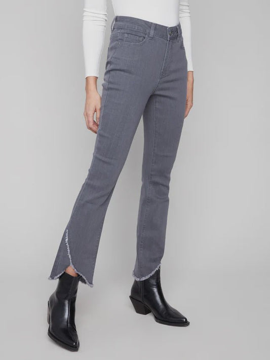 Bootcut Tulip Hem 5 Pocket Denim Pant C5556 - Hello Beautiful BoutiqueJeansCharlie B