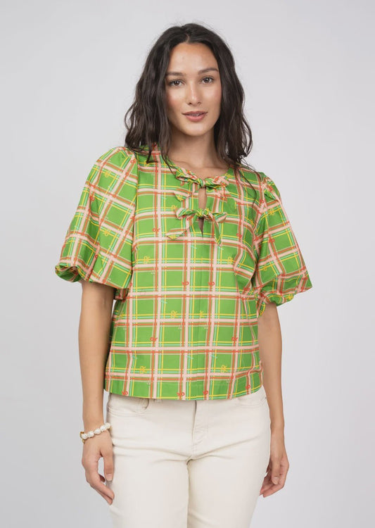 Bow Tie Top 630398 - Hello Beautiful BoutiqueTopIvy Jane