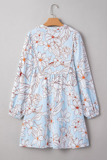 Briana 4 Sleeve Mini Dress - Hello Beautiful BoutiqueFloral DressesThreaded Pear