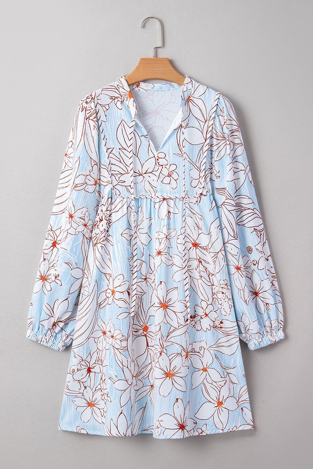 Briana 4 Sleeve Mini Dress - Hello Beautiful BoutiqueFloral DressesThreaded Pear