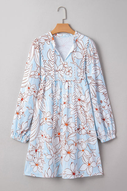 Briana 4 Sleeve Mini Dress - Hello Beautiful BoutiqueFloral DressesThreaded Pear