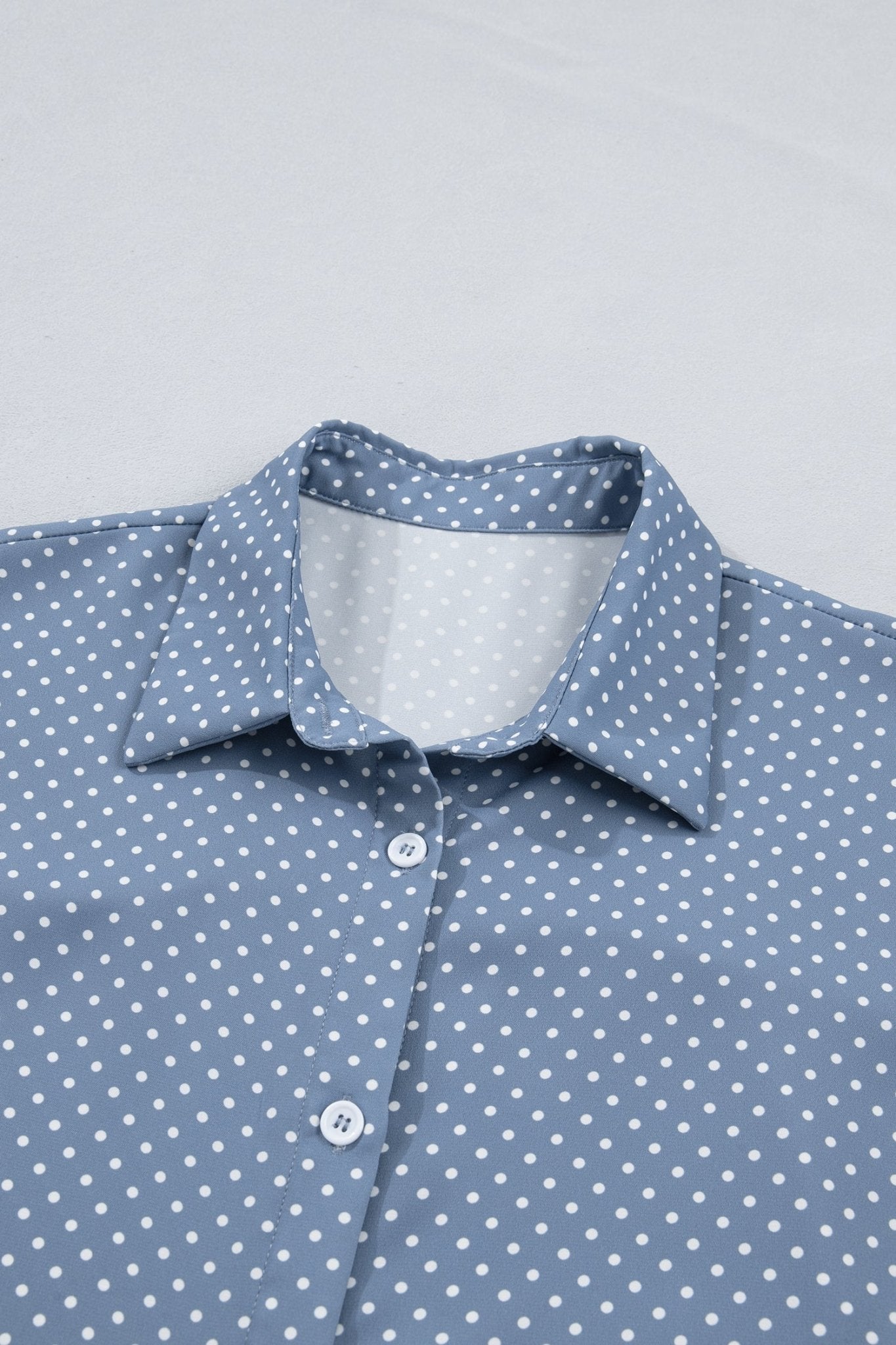 Brianna Cuffed Short Sleeve Shirt - Hello Beautiful BoutiqueBlouses & ShirtsThreaded Pear