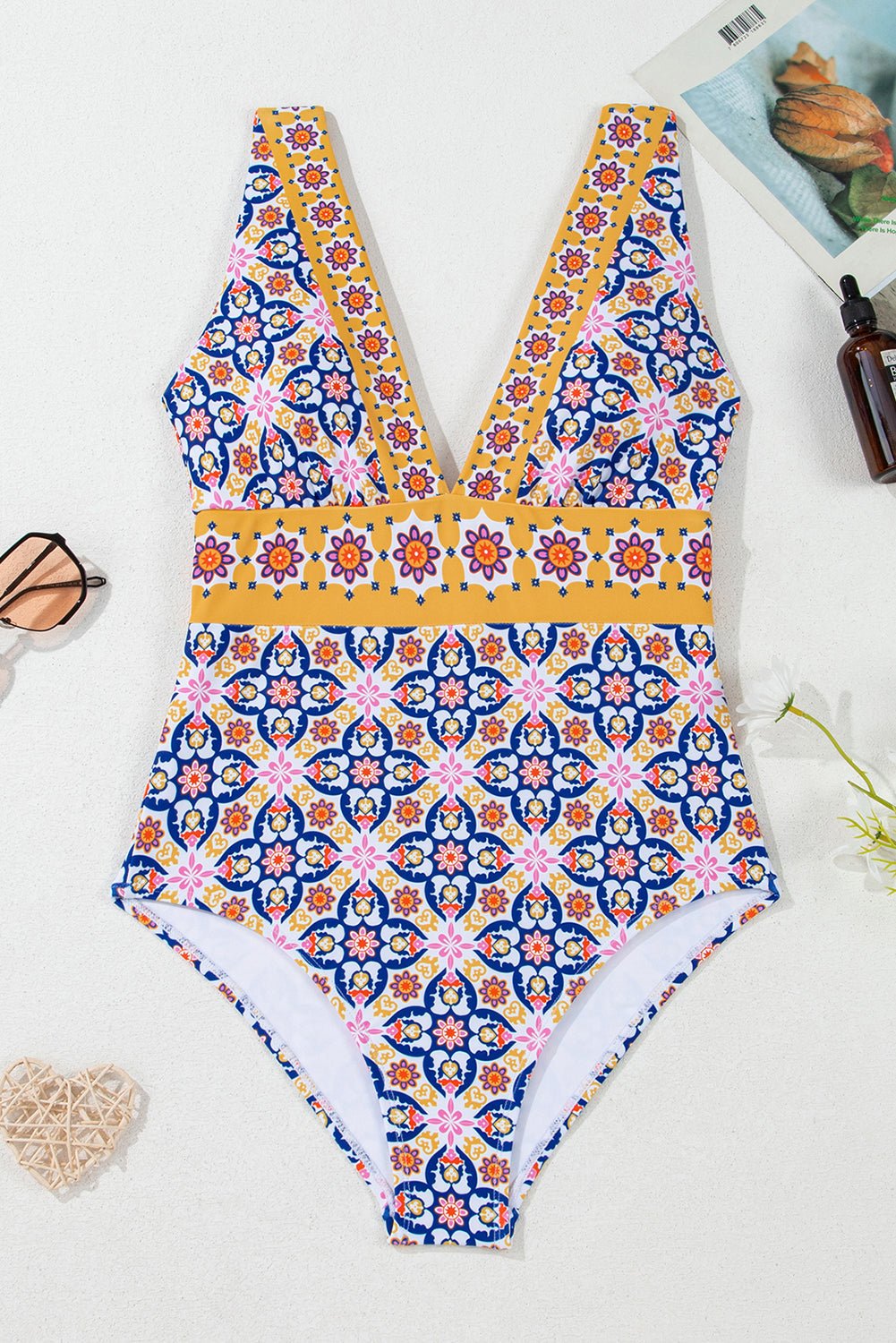 Briar Print One Piece Swimsuit - Hello Beautiful BoutiqueOne Piece SwimsuitThreaded Pear