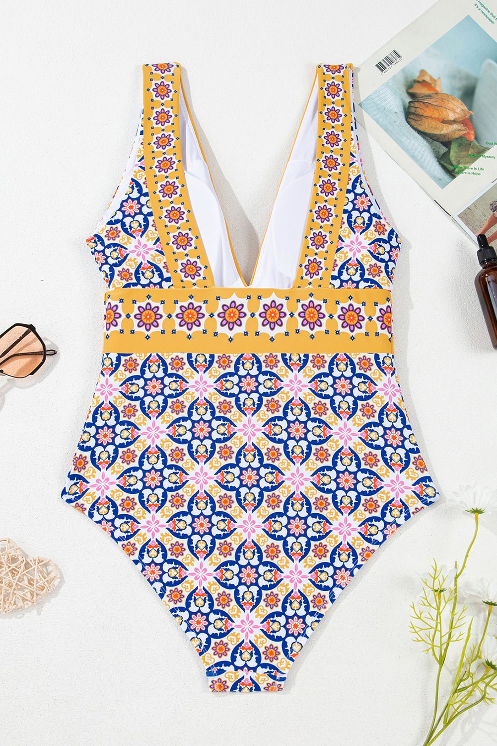 Briar Print One Piece Swimsuit - Hello Beautiful BoutiqueOne Piece SwimsuitThreaded Pear