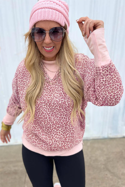 Briar Print Patchwork Sweatshirt - Hello Beautiful BoutiqueSweatshirts & HoodiesThreaded Pear