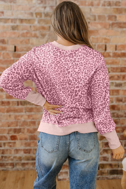 Briar Print Patchwork Sweatshirt - Hello Beautiful BoutiqueSweatshirts & HoodiesThreaded Pear