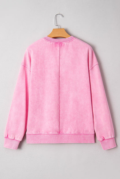 Brinley Drop Shoulder Loose Sweatshirt - Hello Beautiful BoutiqueSweatshirts & HoodiesThreaded Pear