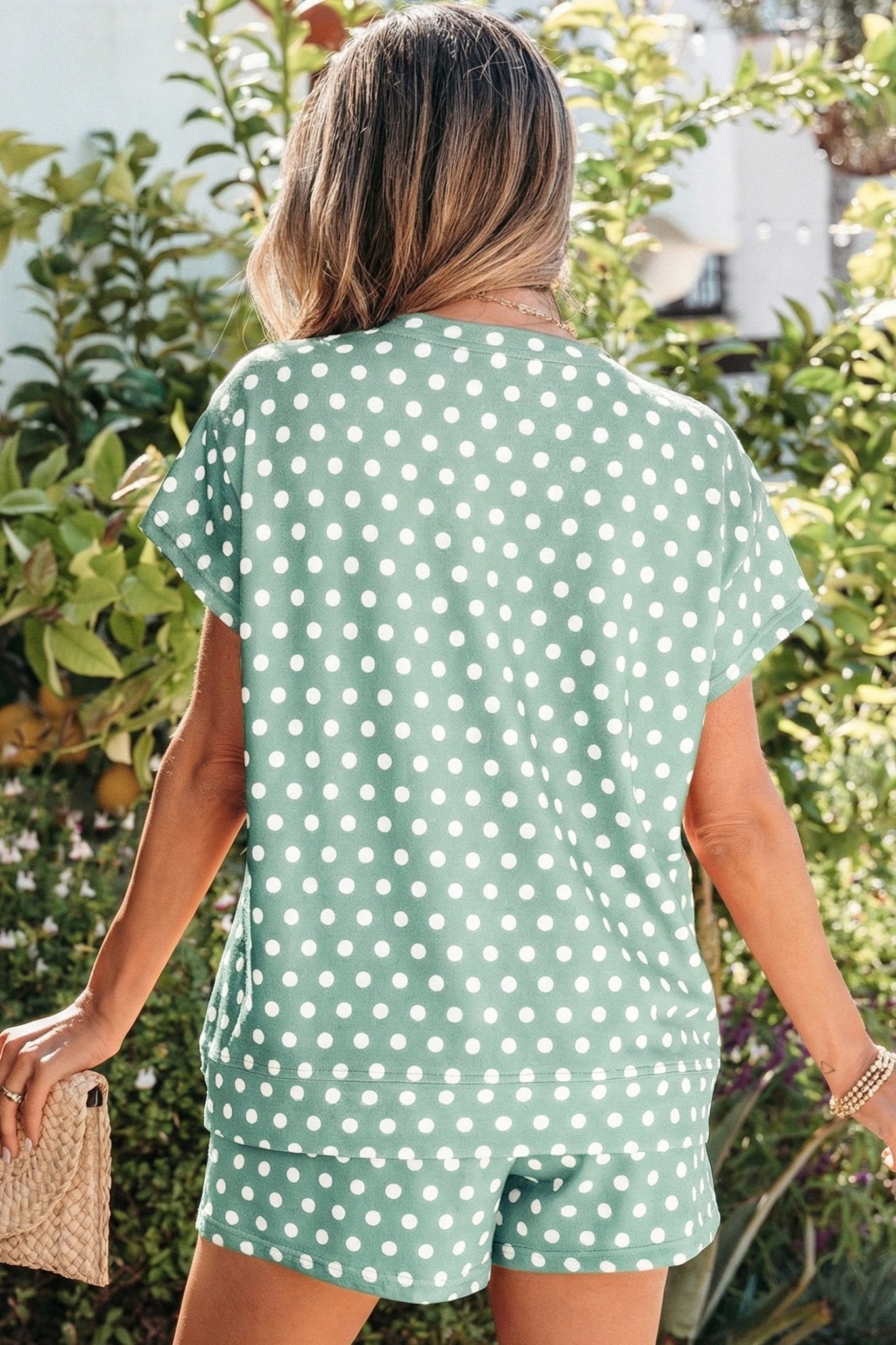 Brittany Dot Print Short Set - Hello Beautiful BoutiqueShort SetsThreaded Pear