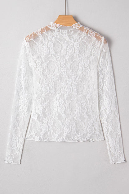 Brittany Mock Slim Fit Long Sleeve Top - Hello Beautiful BoutiqueLong Sleeve TopsThreaded Pear