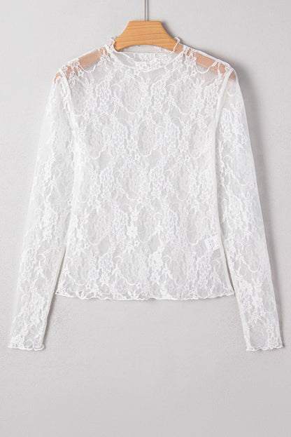 Brittany Mock Slim Fit Long Sleeve Top - Hello Beautiful BoutiqueLong Sleeve TopsThreaded Pear