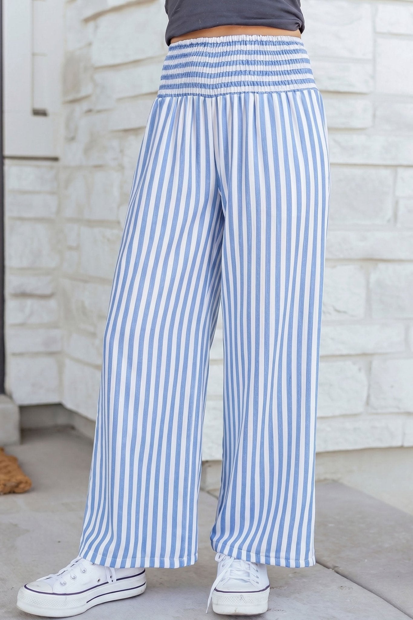 Brooke Waist Loose Summer Pants - Hello Beautiful BoutiquePants & CulotteThreaded Pear