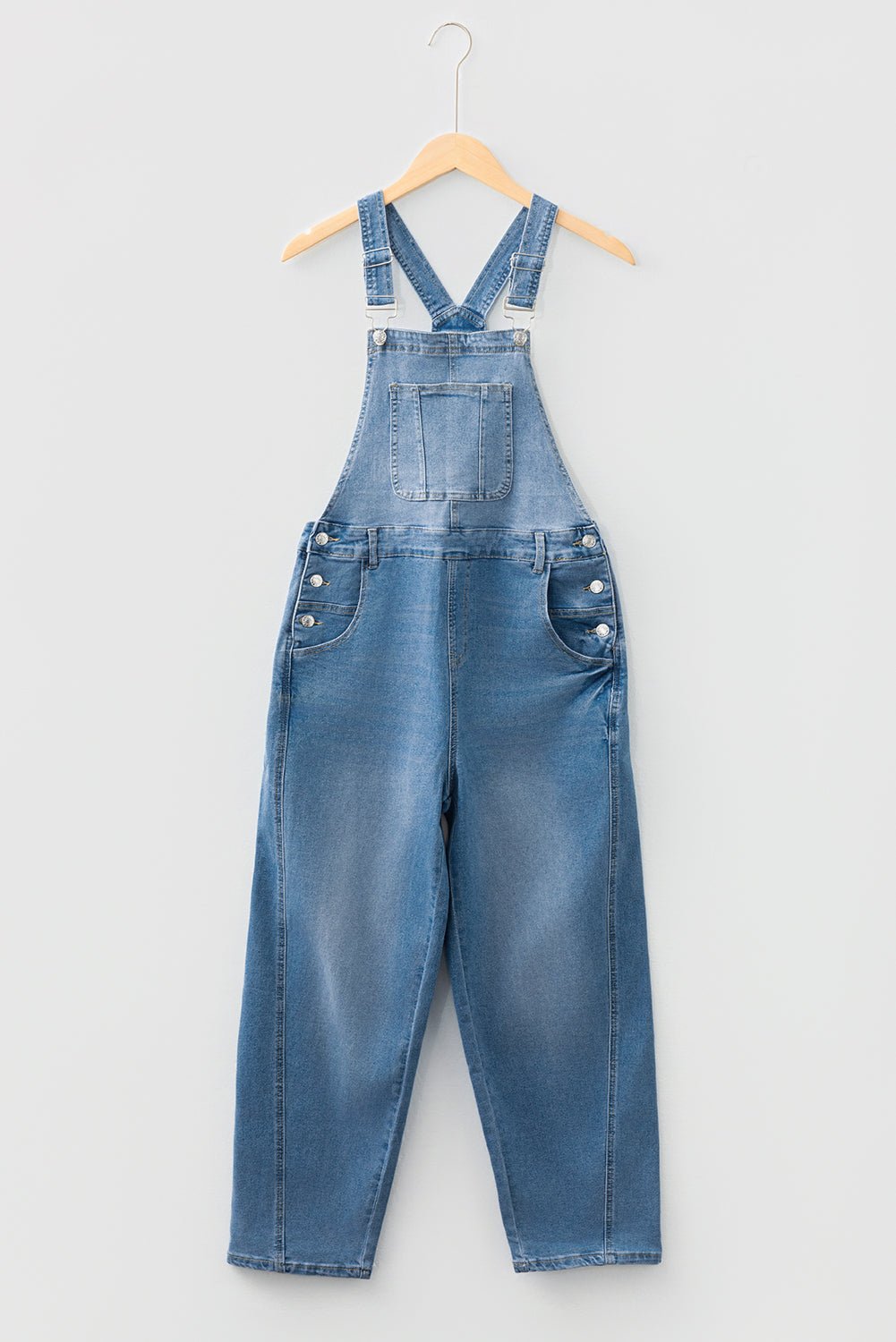 Brooklyn adjustable Buckle Barrel Overalls - Hello Beautiful BoutiqueJumpsuits & RompersThreaded Pear