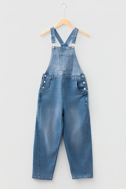 Brooklyn adjustable Buckle Barrel Overalls - Hello Beautiful BoutiqueJumpsuits & RompersThreaded Pear