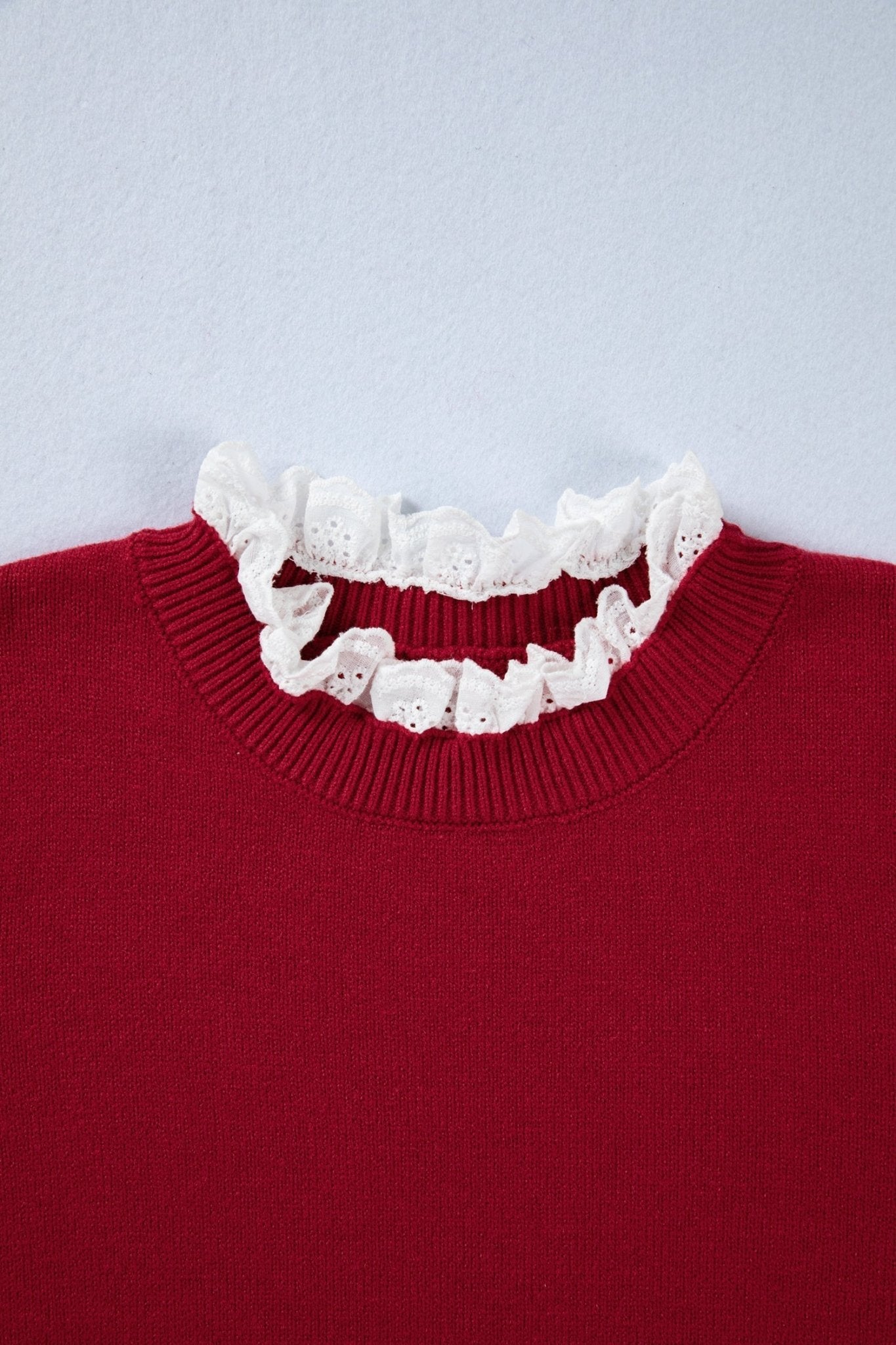 Brooklynn Patchwork Cuffs Loose Sweater - Hello Beautiful BoutiqueSweatersThreaded Pear