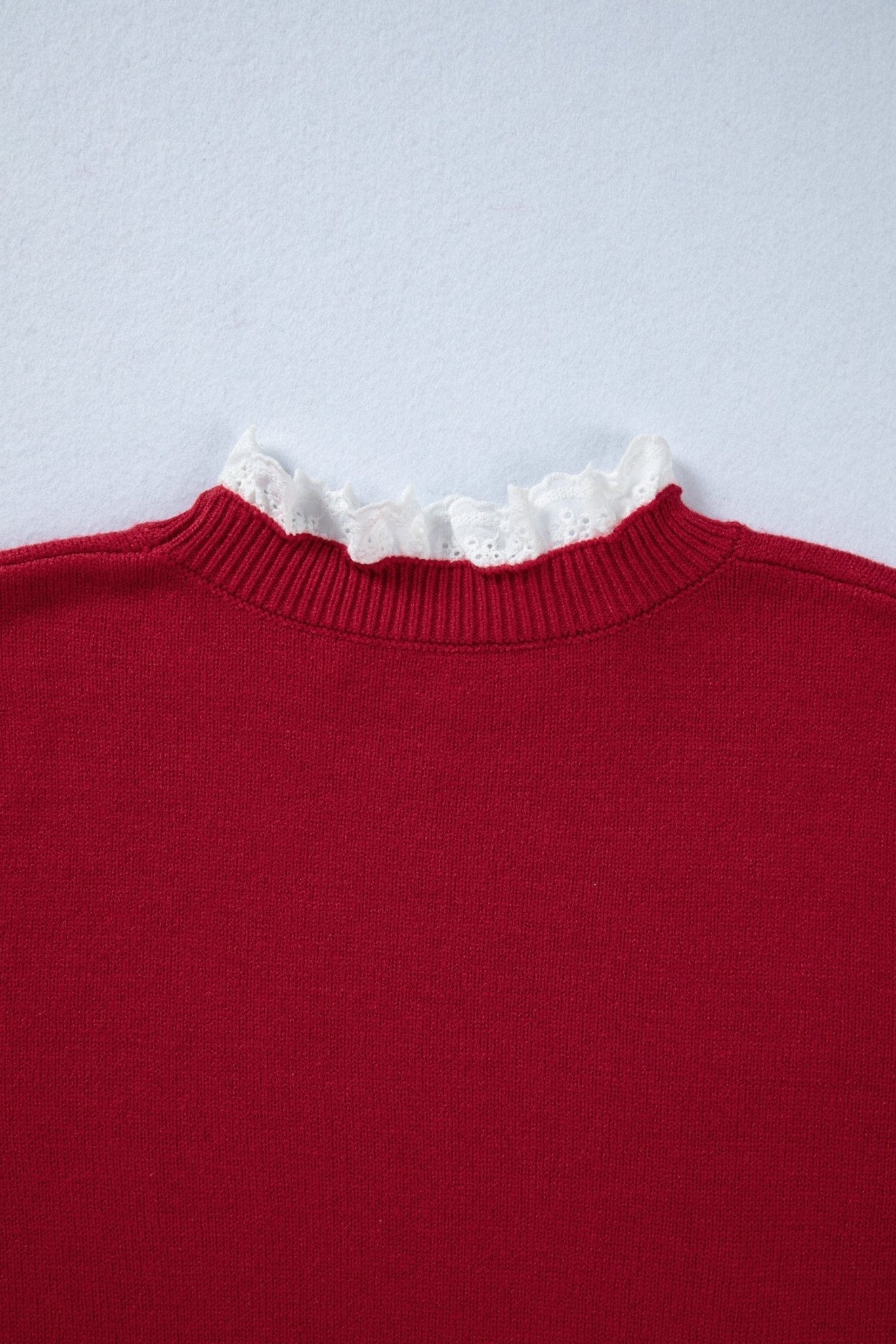 Brooklynn Patchwork Cuffs Loose Sweater - Hello Beautiful BoutiqueSweatersThreaded Pear
