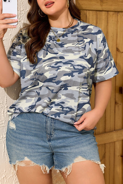 Brooklynn Print Short Sleeve PLUS Tee - Hello Beautiful BoutiquePlus Size Tops & TeesThreaded Pear