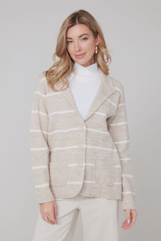 Brushed Knit Jacket R3928 - Hello Beautiful BoutiqueJacketRenuar
