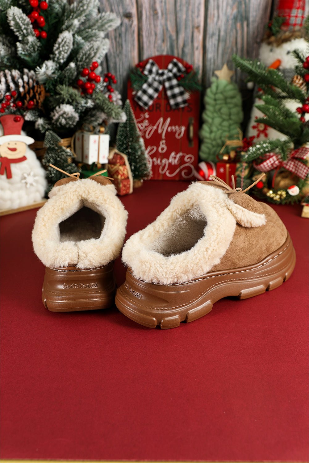 Brynlee Bow Decor Clog Slippers - Hello Beautiful BoutiqueSlippersThreaded Pear