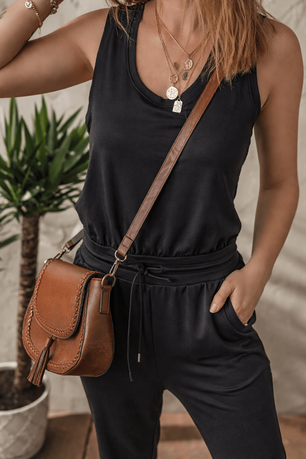 Brynlee Casual Tank - Hello Beautiful BoutiqueJumpsuits & RompersThreaded Pear