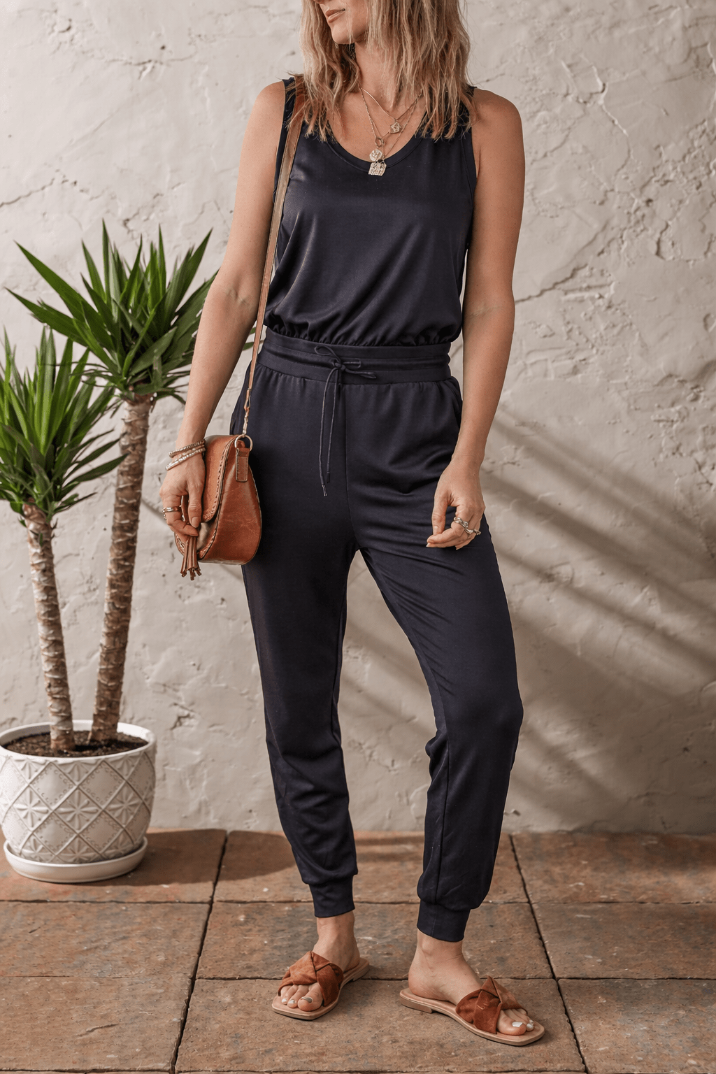 Brynlee Casual Tank - Hello Beautiful BoutiqueJumpsuits & RompersThreaded Pear
