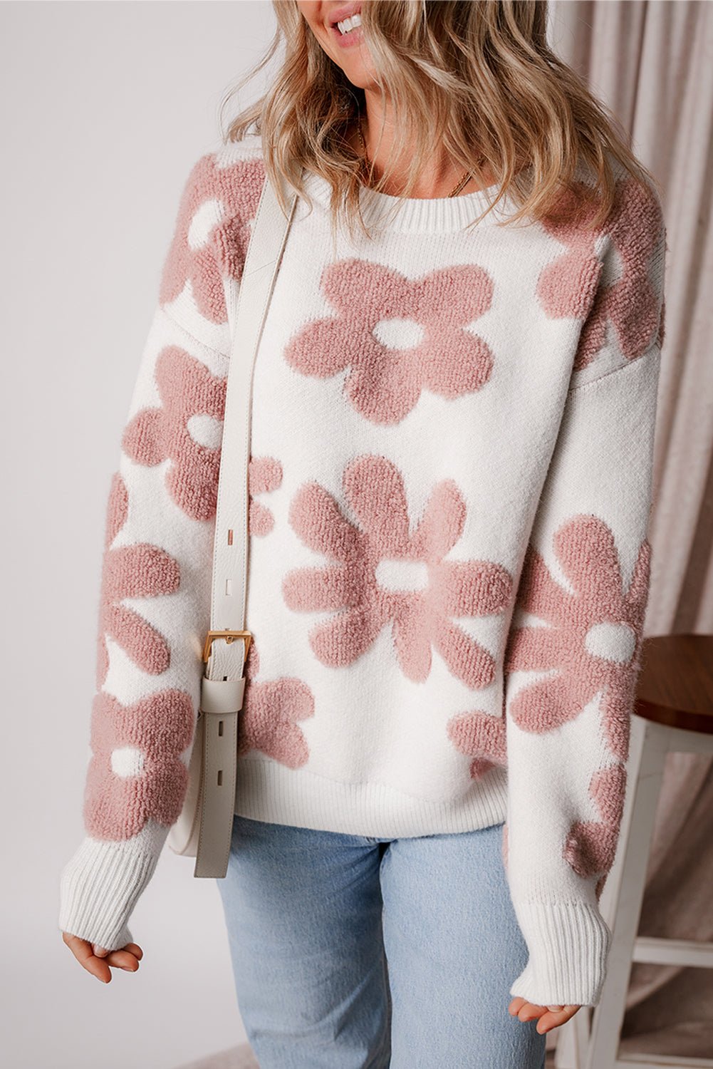 Brynleigh Drop Shoulder Loose Sweater - Hello Beautiful BoutiqueSweatersThreaded Pear