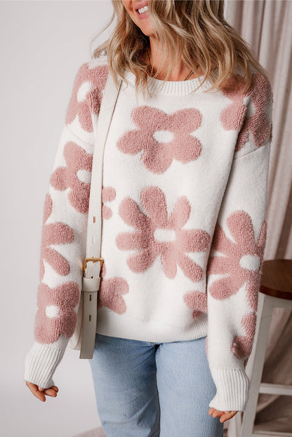 Brynleigh Drop Shoulder Loose Sweater - Hello Beautiful BoutiqueSweatersThreaded Pear