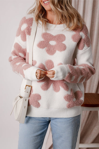 Brynleigh Drop Shoulder Loose Sweater - Hello Beautiful BoutiqueSweatersThreaded Pear