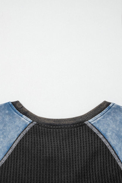 Brynleigh Patchwork Short Sleeve Top - Hello Beautiful BoutiqueTops & TeesThreaded Pear