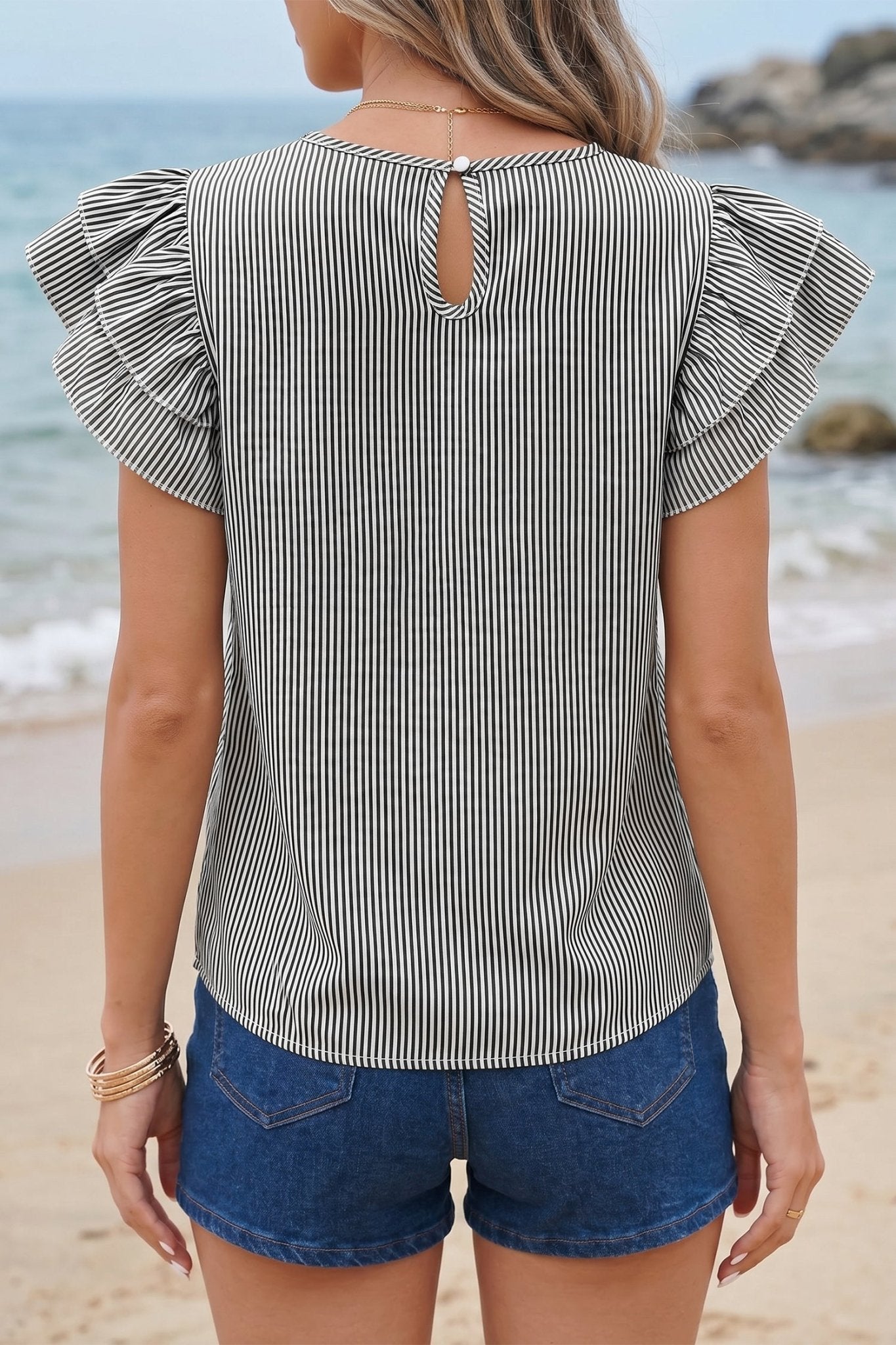 Brynn Sleeve Casual Shift Blouse - Hello Beautiful BoutiqueBlouses & ShirtsThreaded Pear