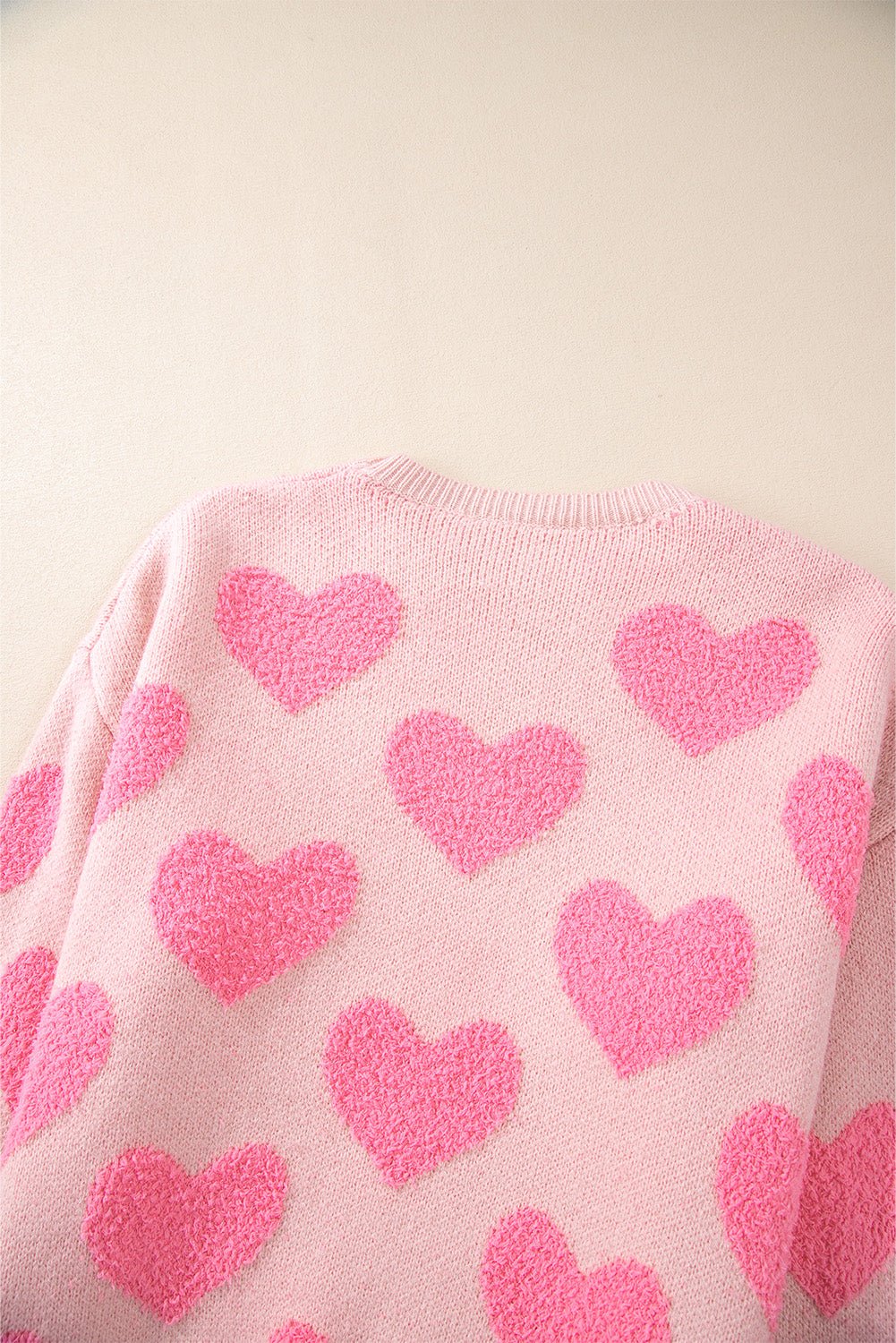 Cali Heart Jacquard Knit Sweater - Hello Beautiful BoutiqueSweatersThreaded Pear