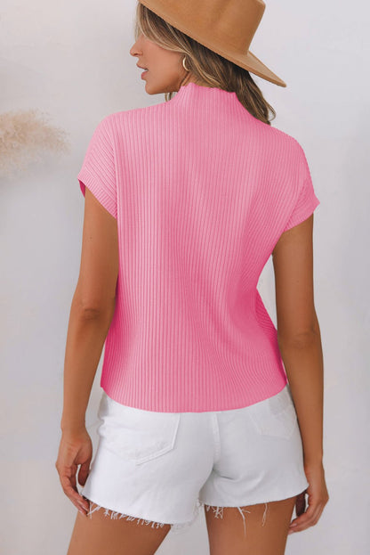 Calliope Knit Short Sleeve Sweater - Hello Beautiful BoutiqueShort Sleeve SweatersThreaded Pear