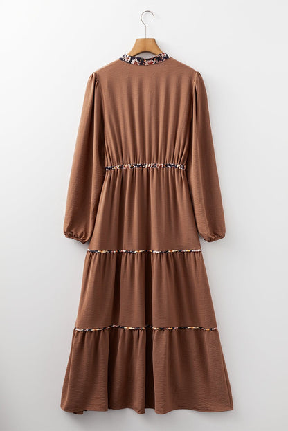Cameron Long Sleeve Maxi Dress - Hello Beautiful BoutiqueMaxi DressesThreaded Pear
