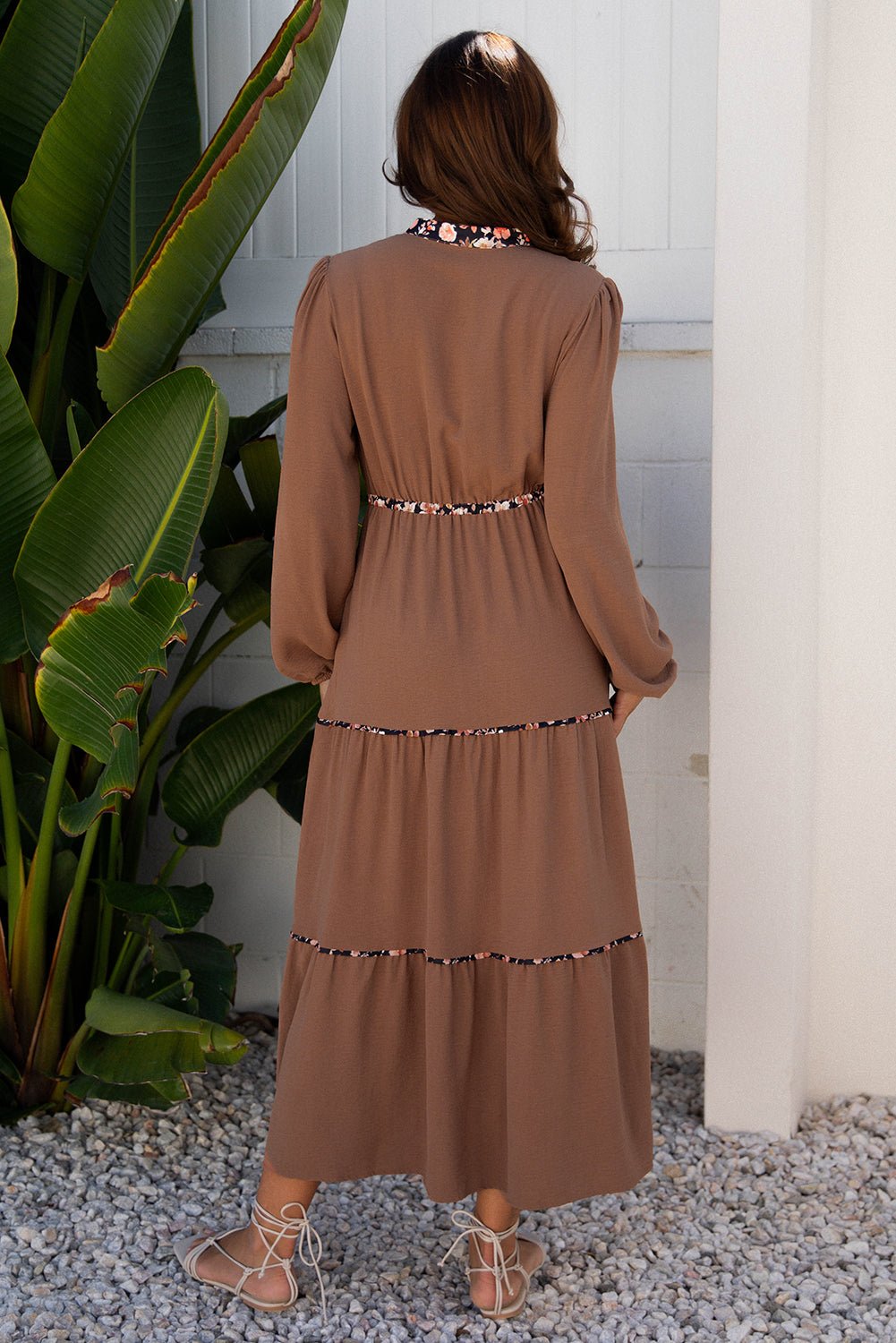 Cameron Long Sleeve Maxi Dress - Hello Beautiful BoutiqueMaxi DressesThreaded Pear