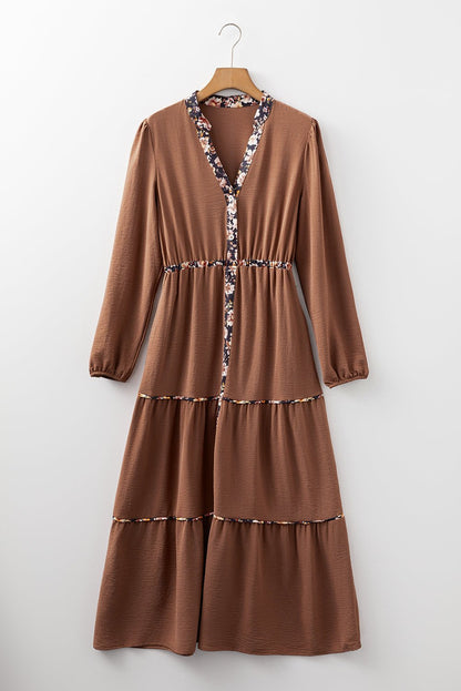 Cameron Long Sleeve Maxi Dress - Hello Beautiful BoutiqueMaxi DressesThreaded Pear