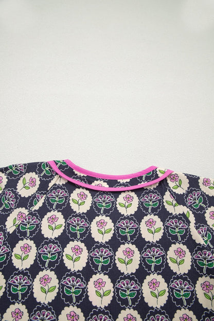 Cameron Vintage Floral Shift Dress - Hello Beautiful BoutiqueFloral DressesThreaded Pear