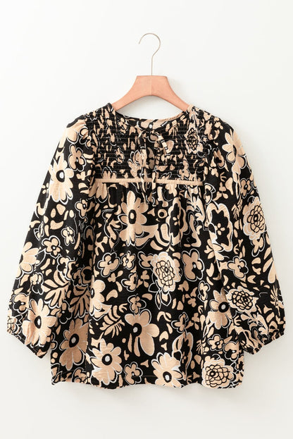 Camilla Bracelet Sleeve Boho Blouse - Hello Beautiful BoutiqueBlouses & ShirtsThreaded Pear