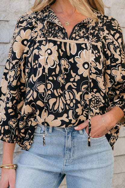Camilla Bracelet Sleeve Boho Blouse - Hello Beautiful BoutiqueBlouses & ShirtsThreaded Pear