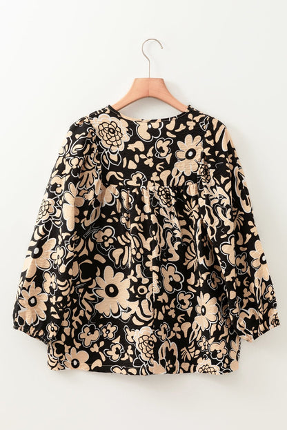 Camilla Bracelet Sleeve Boho Blouse - Hello Beautiful BoutiqueBlouses & ShirtsThreaded Pear