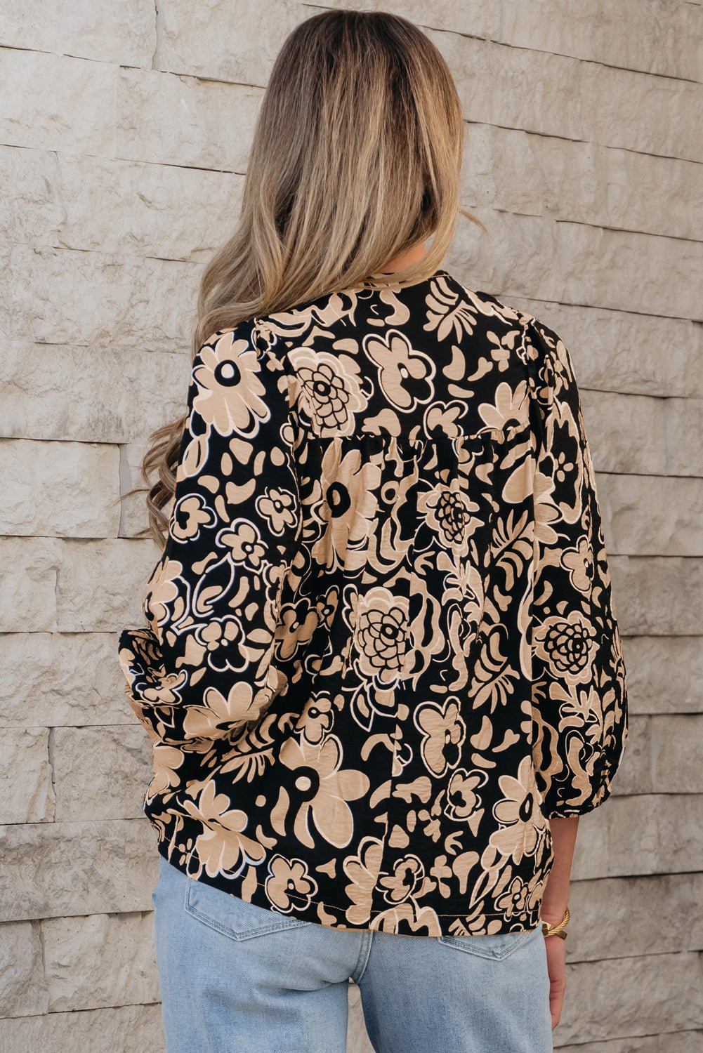 Camilla Bracelet Sleeve Boho Blouse - Hello Beautiful BoutiqueBlouses & ShirtsThreaded Pear