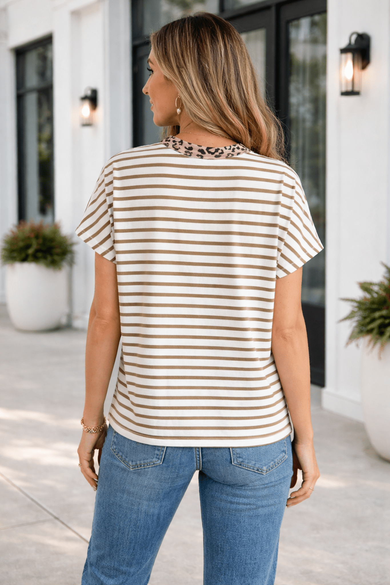 Camilla Patchwork Loose T Shirt - Hello Beautiful BoutiqueTops & TeesThreaded Pear