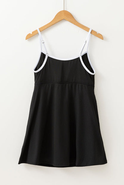 Capri Ribbed Lined Swim Dress - Hello Beautiful BoutiqueSwim DressesThreaded Pear