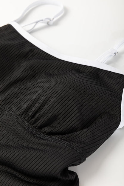 Capri Ribbed Lined Swim Dress - Hello Beautiful BoutiqueSwim DressesThreaded Pear