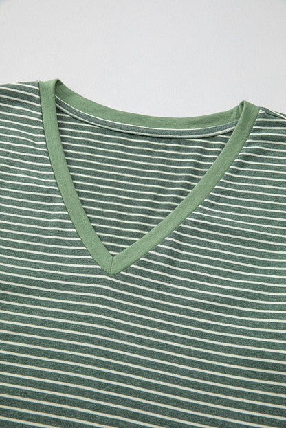 Capri Stripe Stretchy Long Sleeve Top - Hello Beautiful BoutiqueLong Sleeve TopsThreaded Pear