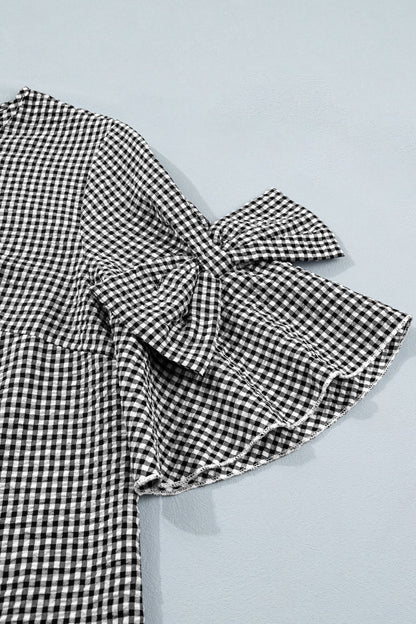 Carolina Ruffled Half Sleeve Blouse - Hello Beautiful BoutiqueBlouses & ShirtsThreaded Pear