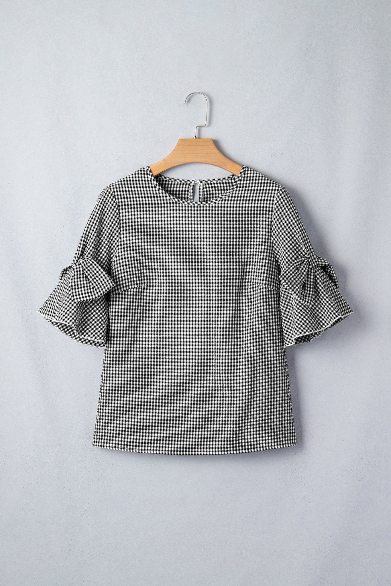 Carolina Ruffled Half Sleeve Blouse - Hello Beautiful BoutiqueBlouses & ShirtsThreaded Pear