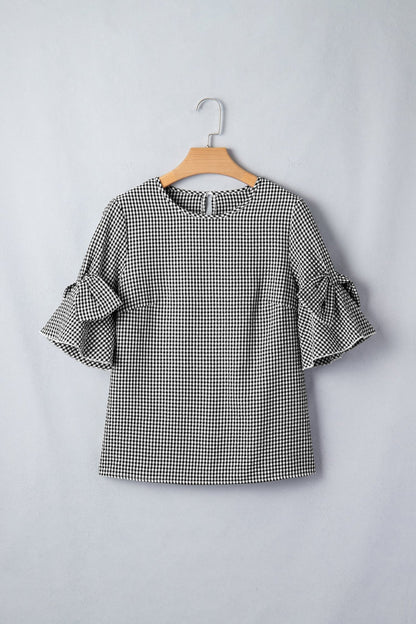 Carolina Ruffled Half Sleeve Blouse - Hello Beautiful BoutiqueBlouses & ShirtsThreaded Pear