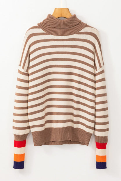 Caroline Bishop Sleeve Turtleneck Sweater - Hello Beautiful BoutiqueSweatersThreaded Pear