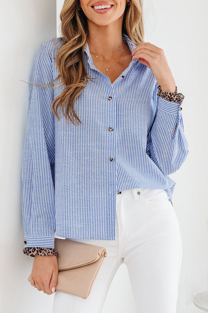 Caroline Long Sleeve Shirt Long Sleeve Top - Hello Beautiful BoutiqueBlouses & ShirtsThreaded Pear
